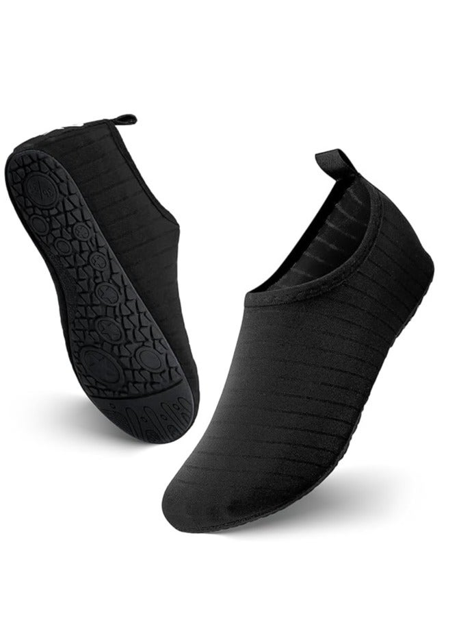 GUDOO Water Shoes for Women Men Kids, Barefoot Quick-Dry Aqua Water Socks Slip-on Swim Beach Shoes for Snorkeling Surfing Kayaking Beach Walking Yoga 40-41  - Image 2