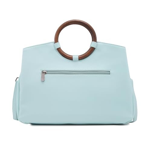 Caprese Spring/Summer 20 Women's Satchel (Aqua) - Image 3