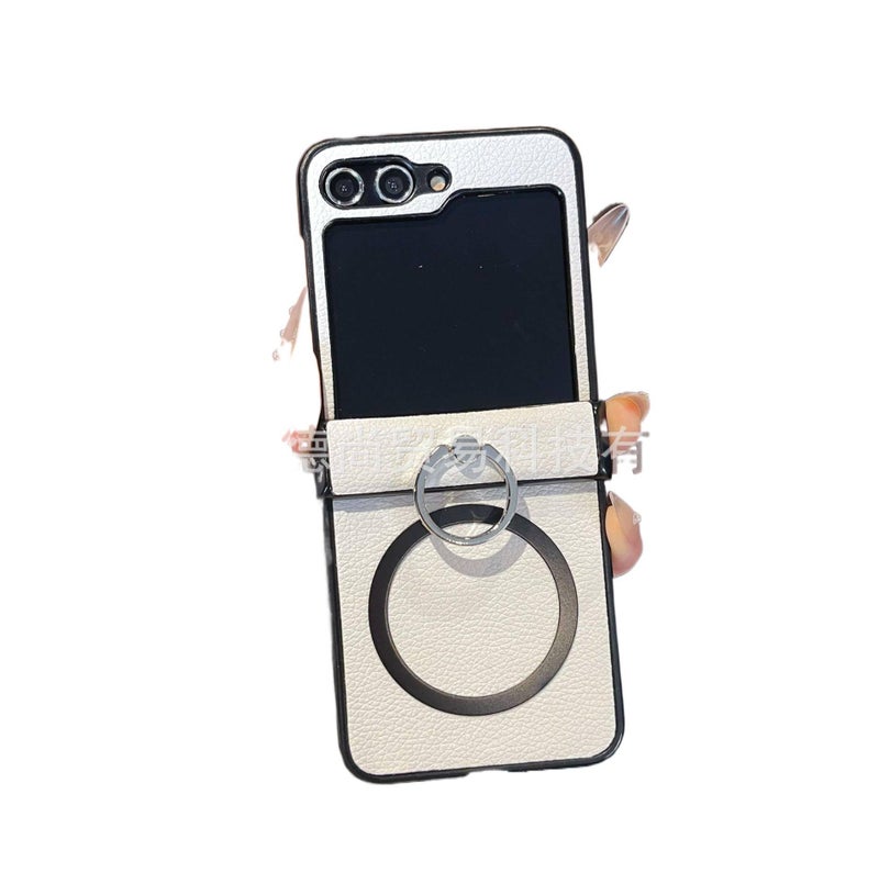 MagSafe Case | PC Drop Protection | White | Shockproof Cover for Samsung Galaxy Z Flip 7 - Image 1