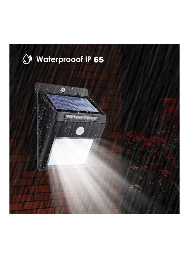NIBEMINENT Outdoor Waterproof Solar Motion Sensor LED Light Black/White/Blue - Image 3