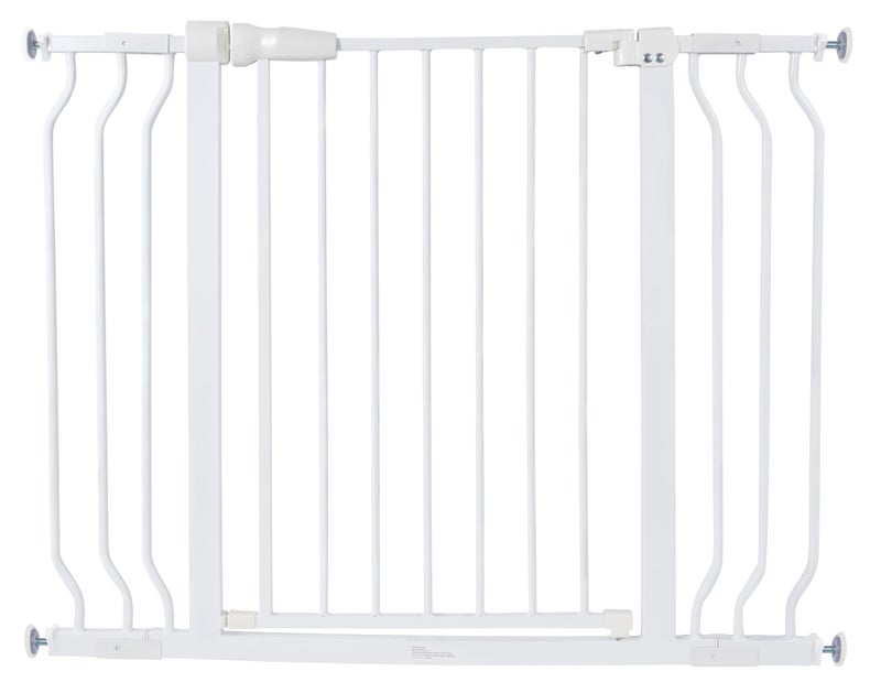 BalanceFrom WalkThru Safety Gate for Babies and Pets 30 or 36 Tall Black or White Childproof Guard Barrier for Doorways Stairs and Hallways Fits Openings from 291 to 433 Wide