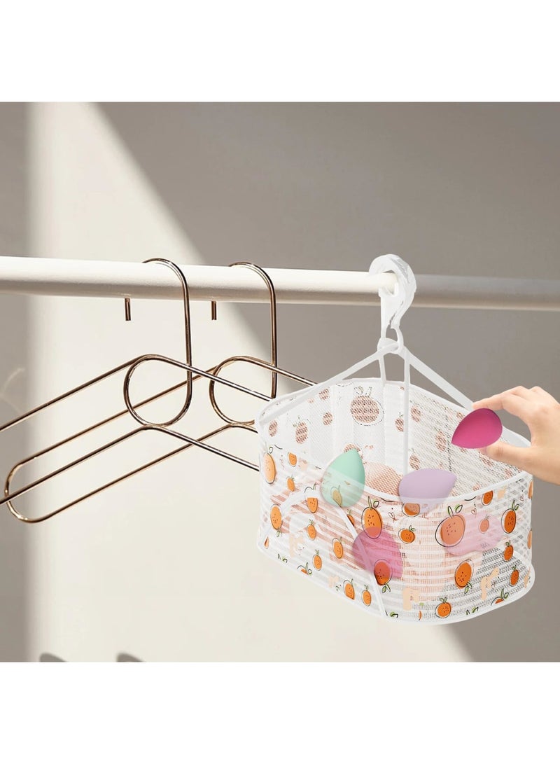 Luckam Hanging Peg Bag for Clothes, Durable Peg Basket with Hanger for Washing Line, Windproof Clothes Peg Storage Bag for Home, Laundry, Garden, and Travel Use - Image 3