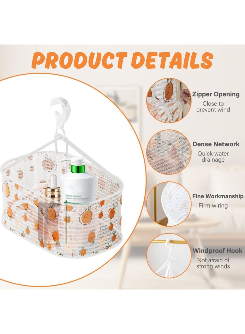 Luckam Hanging Peg Bag for Clothes, Durable Peg Basket with Hanger for Washing Line, Windproof Clothes Peg Storage Bag for Home, Laundry, Garden, and Travel Use - Image 2