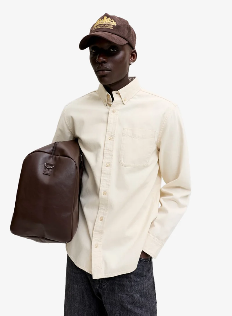 JACK & JONES  Casual Denim Regular Fit Shirt for Men | Best Price UAE