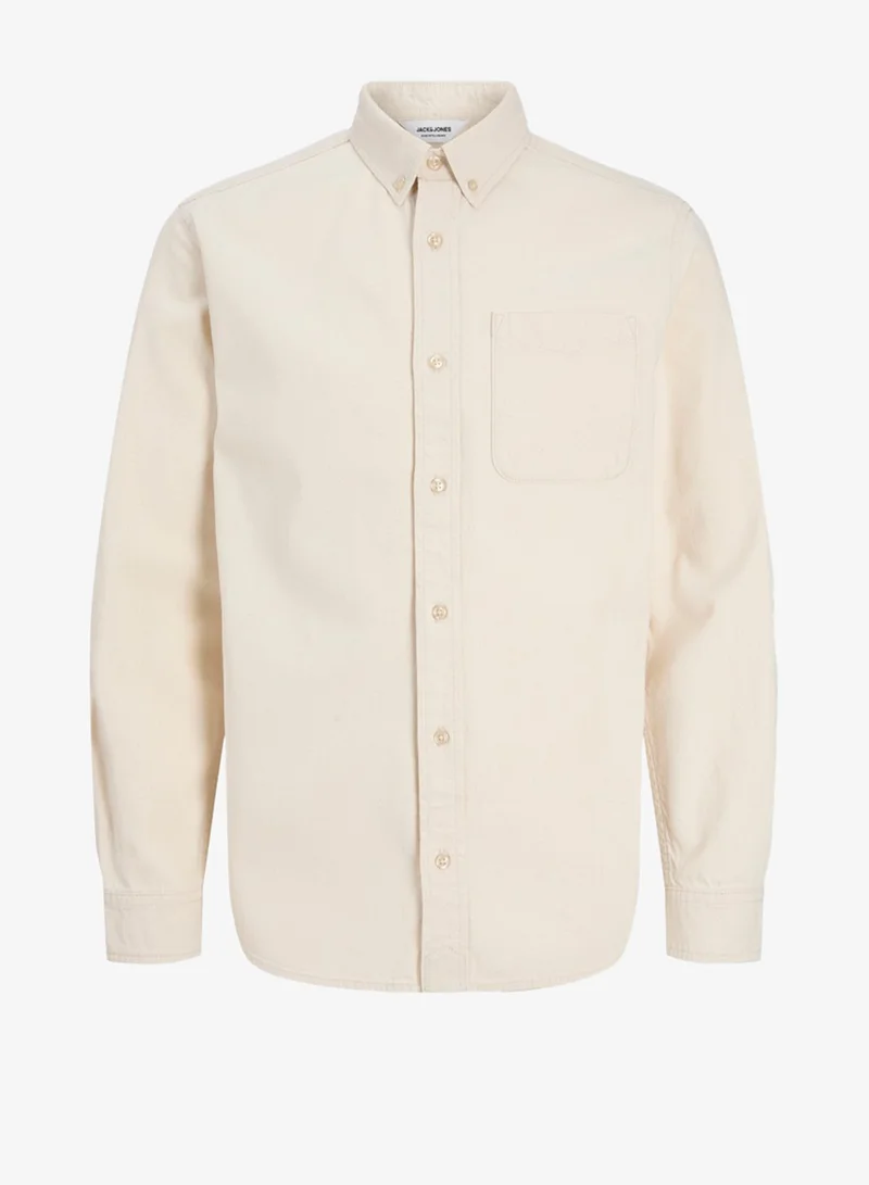 JACK & JONES  Casual Denim Regular Fit Shirt for Men | Best Price UAE