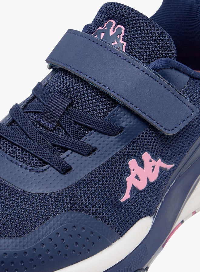 كابا حذاء رياضي بناتي بطبعة شعار مع إغلاق بشريط لاصق - Image 4