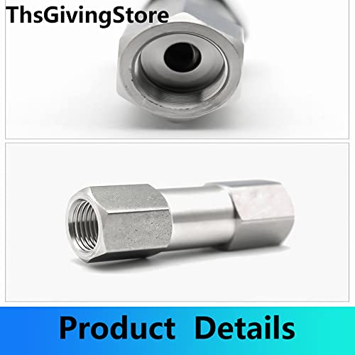 ThsGivingStore 1/8 1/4 3/8 1/2 Inch G Female Thread 304 Stainless Steel Check Valve One Way Non-Return Valve for Water Oil Gas Check Valve(1/2 Inch) - Image 4
