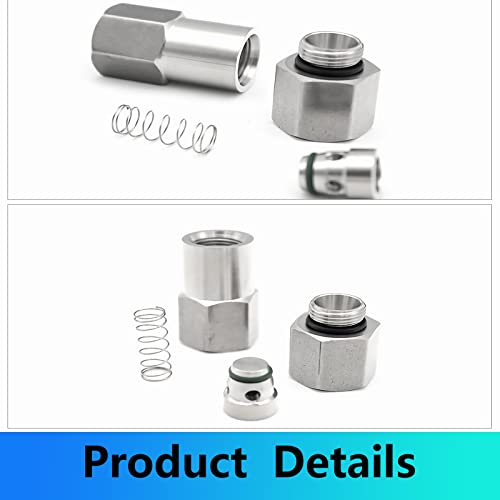 ThsGivingStore 1/8 1/4 3/8 1/2 Inch G Female Thread 304 Stainless Steel Check Valve One Way Non-Return Valve for Water Oil Gas Check Valve(1/2 Inch) - Image 3