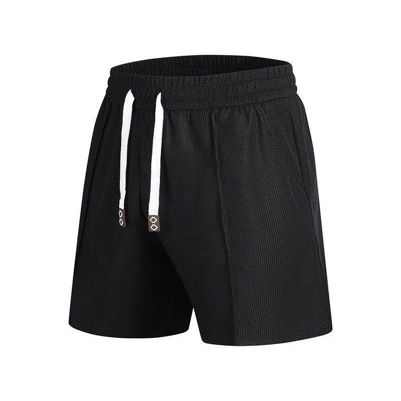 Waffle Men'S Polo Shirt Summer Base Shirt Lapel Short-Sleeved T-Shirt Sports Suit Source - Image 1