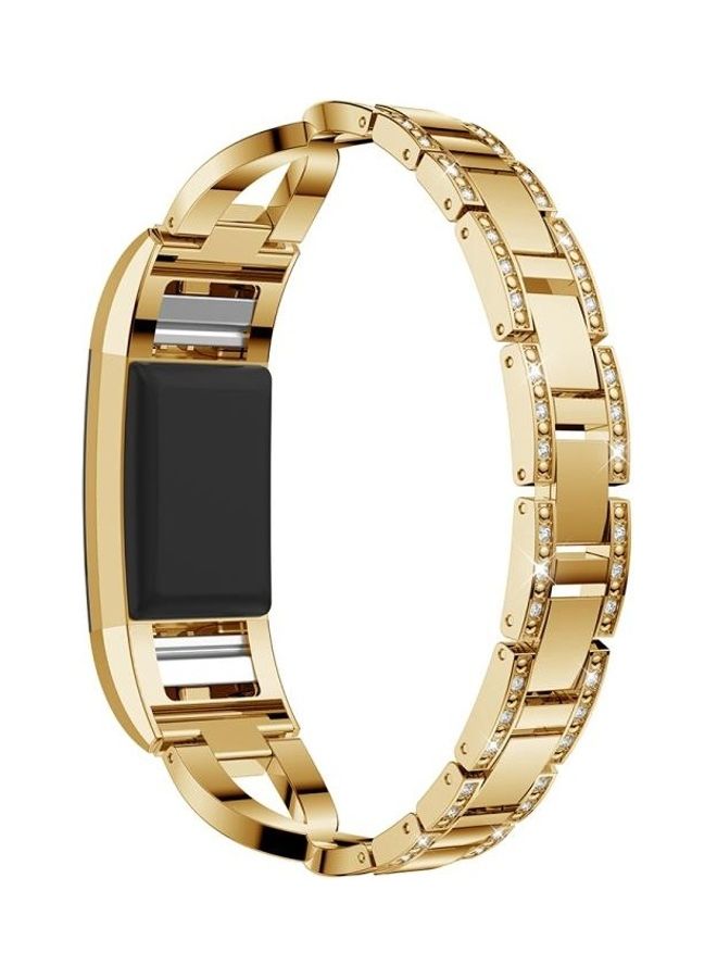 NIBEMINENT Stainless Steel Waist Strap Watch Band Gold - Image 3