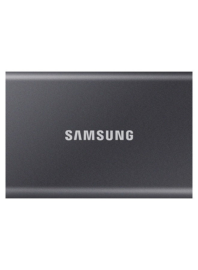 SAMSUNG T7 Type-C USB 3.2 Portable Solid State Drive 2TB Aluminum Alloy Portable SSD up to 1050MB/s Sequential Read Speed Grey