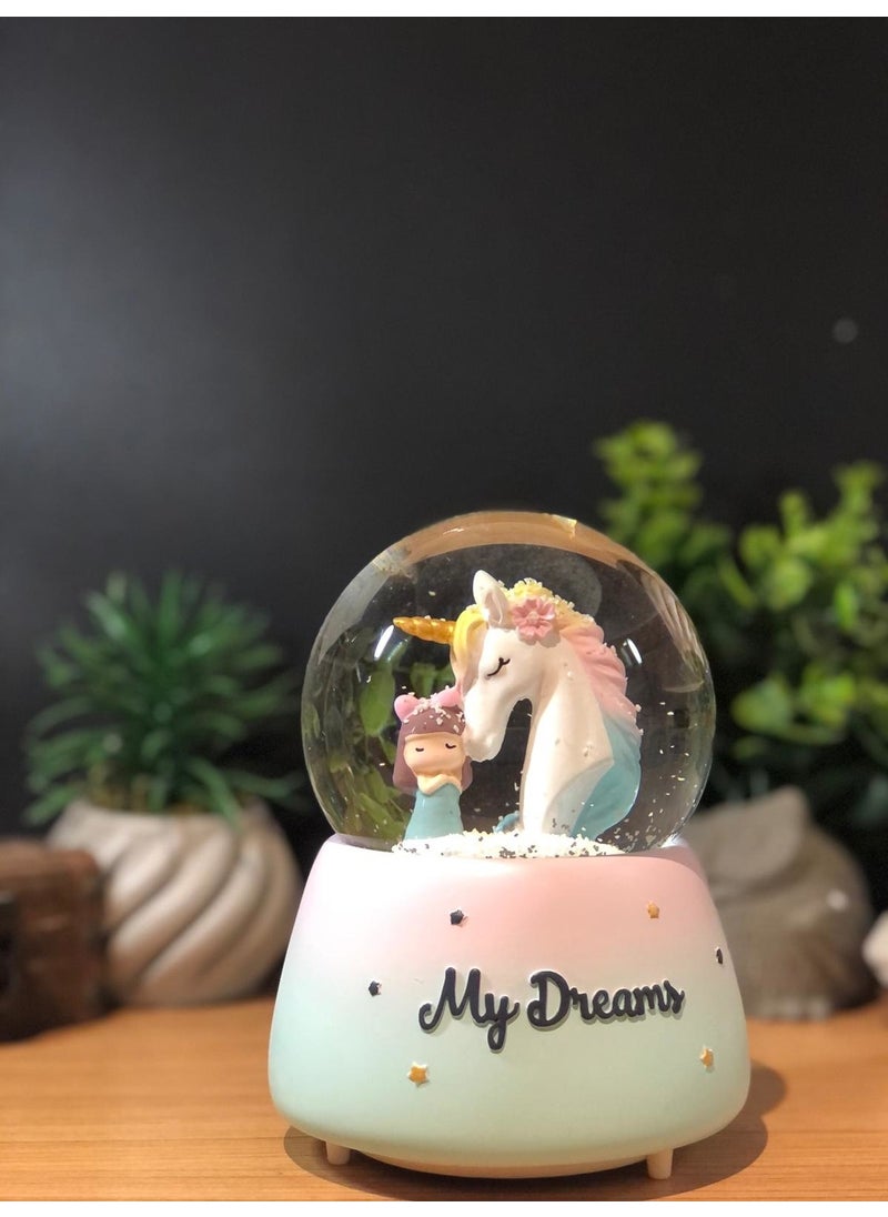 Çiko Toys Unicorn Horse and Cute Girl Large Spray Snow Globe - pzsku/Z0AF3EB3494796A618C55Z/45/_/1728631396/55adc20b-7f4b-49fa-8bc2-f84e3d387a91