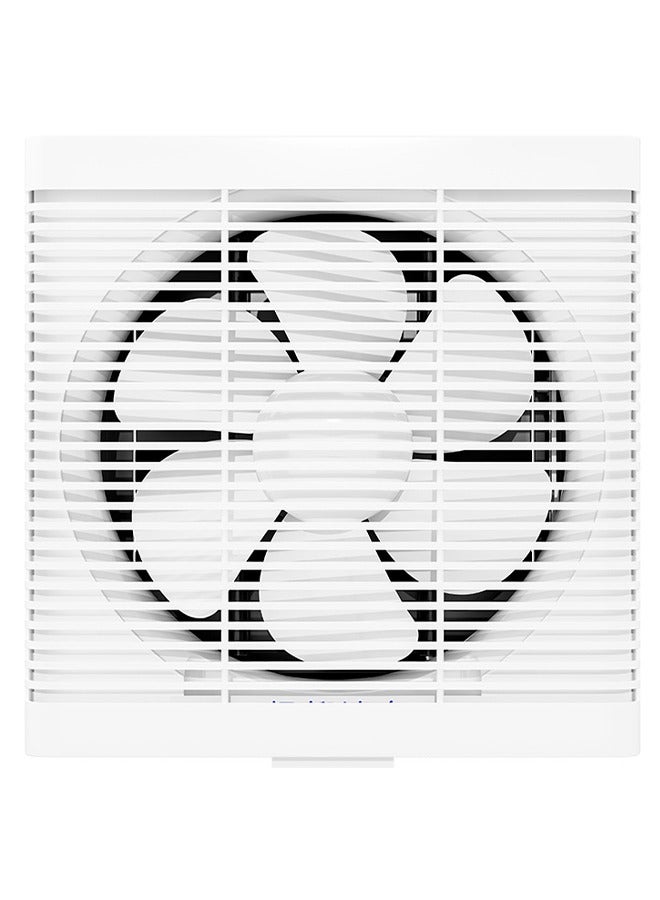 S-Color Exhaust Fan, 8 Inch Window Wall Mount Vent Fan With Switch for Kitchen Bathroom Garage Efficient Ventilation(White, 30W) - Image 1