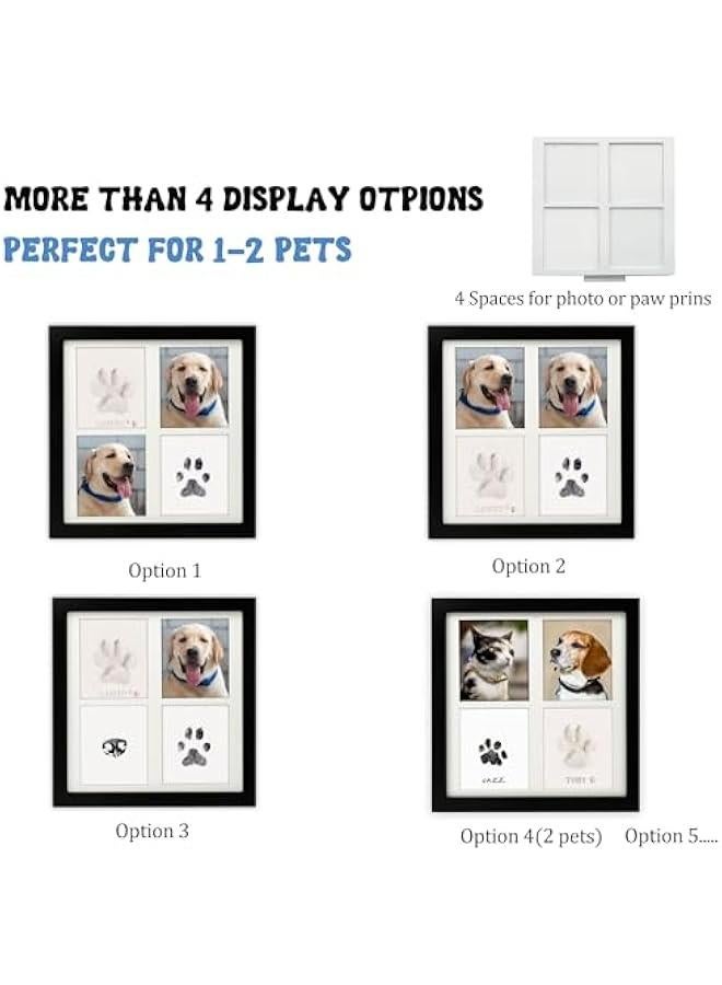 Generic Large Pet Paw Print Kit for Dogs and Cats - Clean-Touch Ink Pad and Soft Clay for Pawprints - Keepsake Frame for 1-2 Pets - Ideal Dog and Cat Gifts  - Image 5