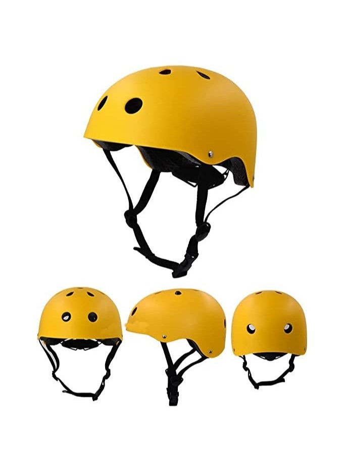 GT-Wheel Kids Helmet Arm Protections for Scooter and Cycling (Yellow) 