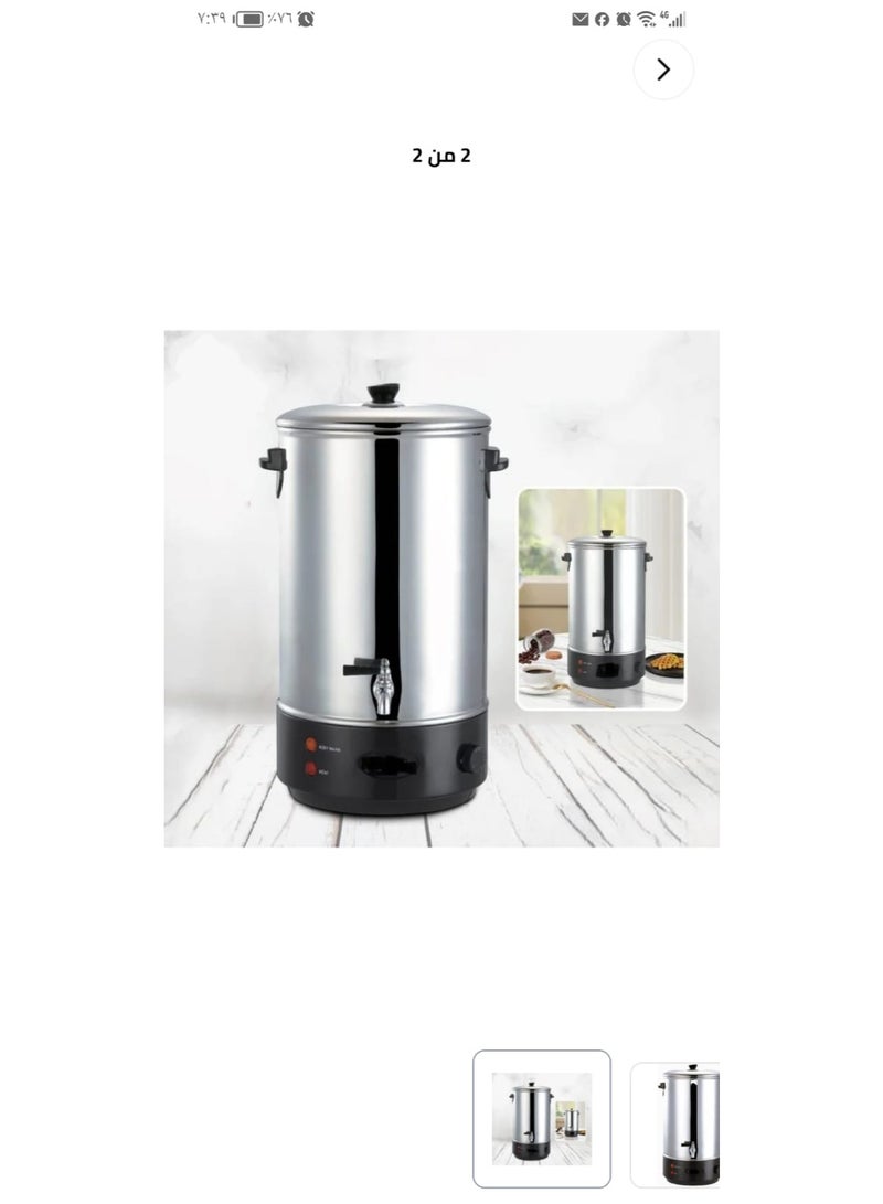 Stainless Steel Electric Kettle - 30 Liter Capacity - Image 2
