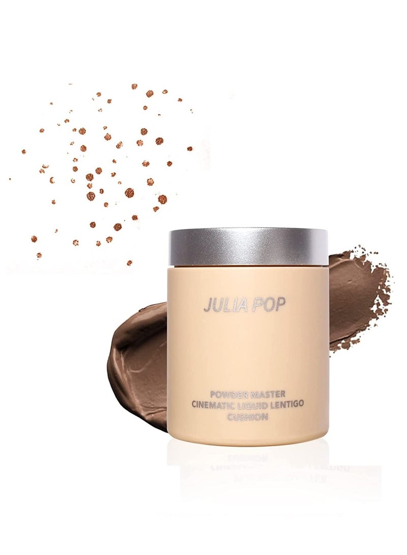 JULIA POP Freckles Liquid Air Cushion Dark Color Freckles Stamp for Natural Looking Faux Freckles Waterproof Long Lasting Make-Up Freckles Mousse for Beginners & Professionals Unisex 9g  - Image 1