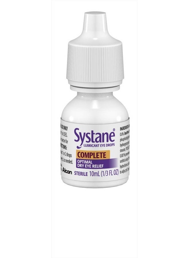 Systane Complete Lubricant Eye Drops, 0.34 Fl Oz, 2 Count (Pack of 1) - Image 2