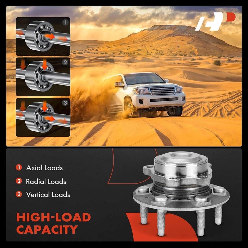 A-Premium Front Wheel Bearing and Hub Assembly Set - Image 5