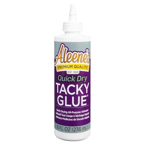 Aleene's AR7-10 17843 Quick Dry Tacky Glue, 8 oz., Multicolor - Image 1