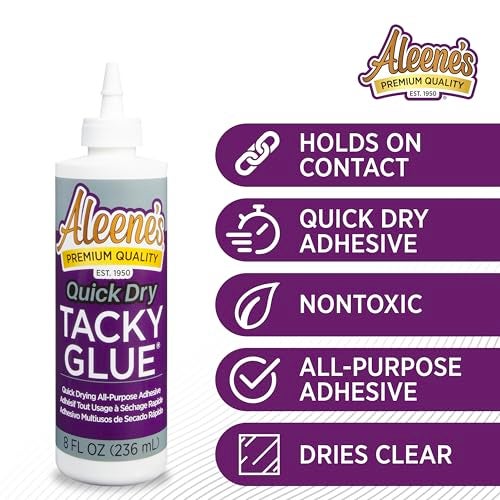 Aleene's AR7-10 17843 Quick Dry Tacky Glue, 8 oz., Multicolor - Image 3