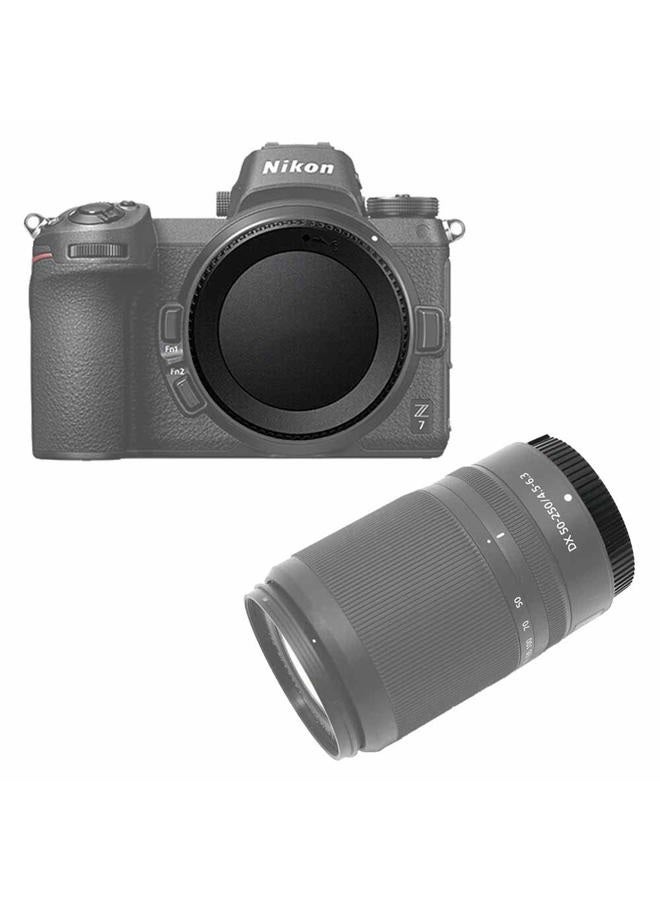 ULBTER Body Cap & Rear Lens Cap Cover for Nikon Z9 Z50 Z5 Z7 Z6 Z 6II Z 7II, Z 9 Z 5 Z 6 Z 7 Z 50 Z6 II Z7 II More Nikon Z Mount and Lens Accessories with Hot Shoe Cover - Image 5