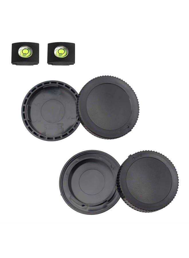 ULBTER Body Cap & Rear Lens Cap Cover for Nikon Z9 Z50 Z5 Z7 Z6 Z 6II Z 7II, Z 9 Z 5 Z 6 Z 7 Z 50 Z6 II Z7 II More Nikon Z Mount and Lens Accessories with Hot Shoe Cover - Image 1