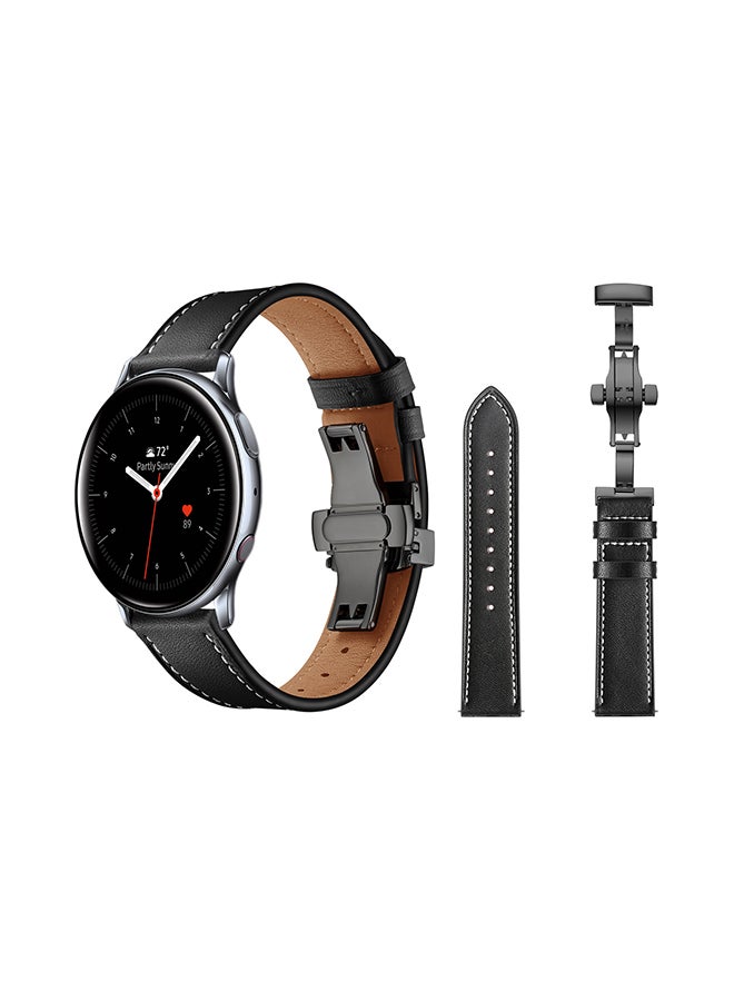 بيرفيي سوار بديل لساعة سامسونج جالاكسي أكتيف/أكتيف 2 أسود