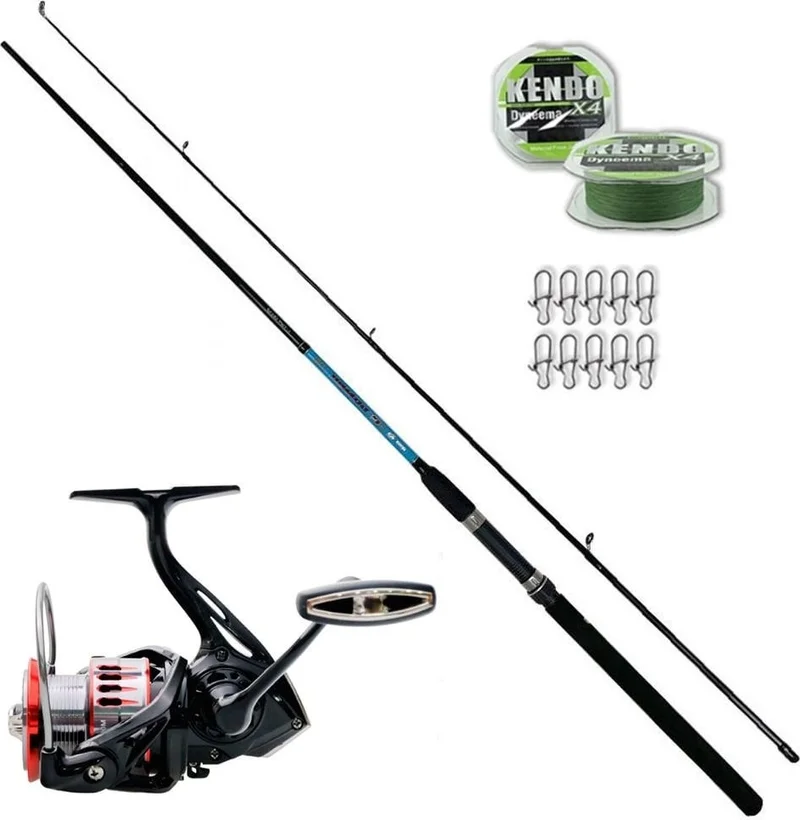 Okuma Ryuji Raptor 4000M - G-Power 240CM 15-40GR Spin Fishing Rod Set