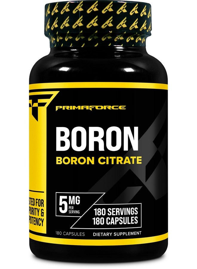 PrimaForce Boron Capsules 5mg, 180 Vegetarian Capsules - Image 1