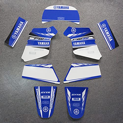 Kungfu Graphics Decal Kit for Yamaha PW 50 PW50 piwi 50, Blue, YMPW5096N004-KO - Image 3