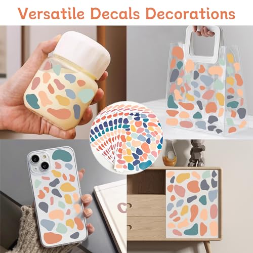 AOWDIAO 720 Pcs Irregular Polka Dots Stickers Peel and Stick Decals for Bedroom, Nursery, Living Room, Bathroom, Classroom, Vinyl Stickers for Wall, Car, Water Bottle, Laptop, Phone Case Decor - Image 5