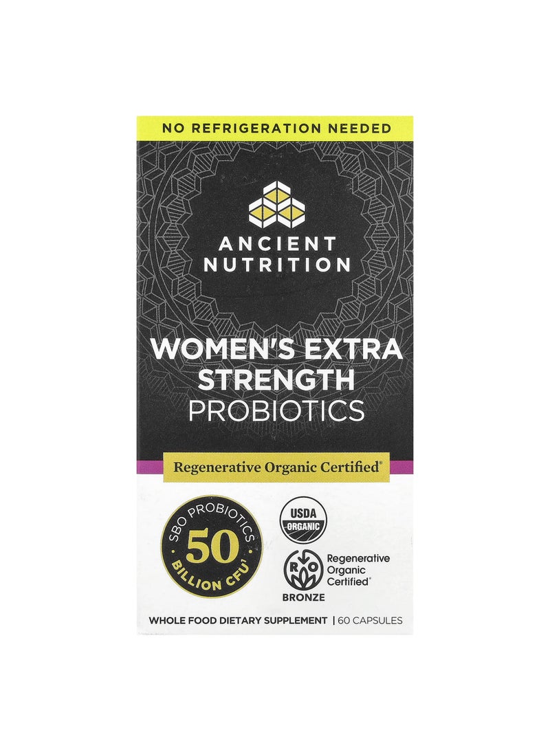 Ancient Nutrition Women's Probiotics, 60 Capsules