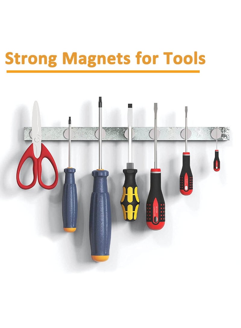 حياة كومفورت 20 قطعة مغناطيس قوي، مغناطيس نيوديميوم دائري، أقراص مغناطيسية من الأرض النادرة فائقة القوة، للخزانة، خزانة المطبخ، الأدوات العلمية، الأعمال اليدوية (DIY)، السبورة البيضاء (20 x 2 mm) - Image 3