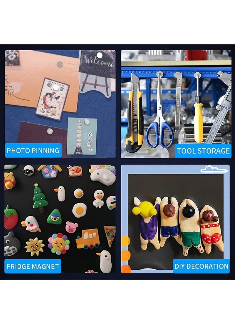 حياة كومفورت 20 قطعة مغناطيس قوي، مغناطيس نيوديميوم دائري، أقراص مغناطيسية من الأرض النادرة فائقة القوة، للخزانة، خزانة المطبخ، الأدوات العلمية، الأعمال اليدوية (DIY)، السبورة البيضاء (20 x 2 mm) - Image 5