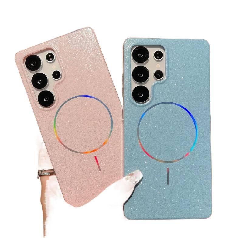 غطاء MagSafe | أزرق TPU | مقاوم للصدمات لـ Samsung S25 Ultra / Samsung S25 - Image 3