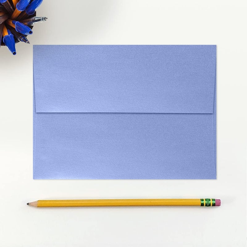 LUXPaper A7 Invitation Envelopes | Peel & Press | 5 1/4" x 7 1/4" | Vista Metallic | 80lb. Text | 50 Qty - Image 4