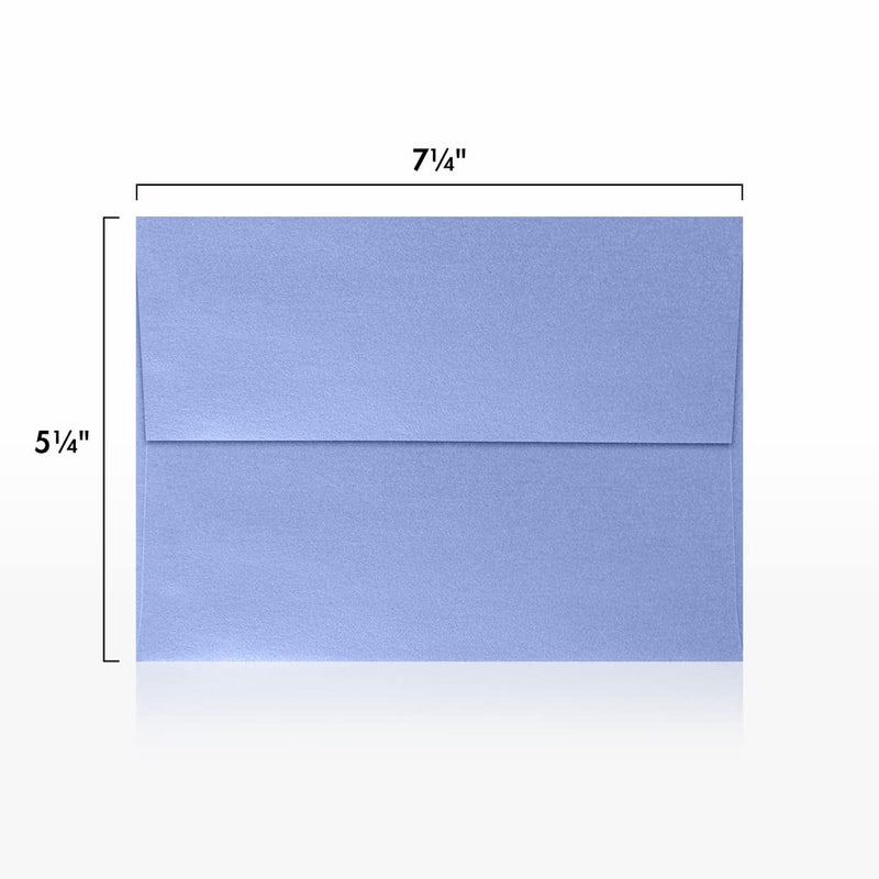 LUXPaper A7 Invitation Envelopes | Peel & Press | 5 1/4" x 7 1/4" | Vista Metallic | 80lb. Text | 50 Qty - Image 3