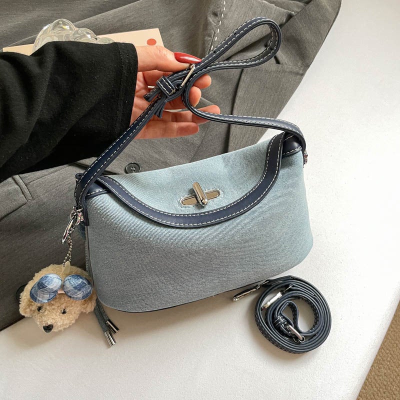 Denim Crossbody Bag for Women 2026 New Trend Handbag Shoulder Bag - Image 5