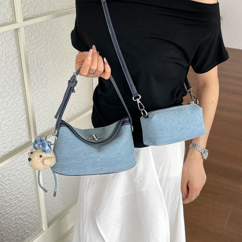 Denim Crossbody Bag for Women 2026 New Trend Handbag Shoulder Bag - Image 3