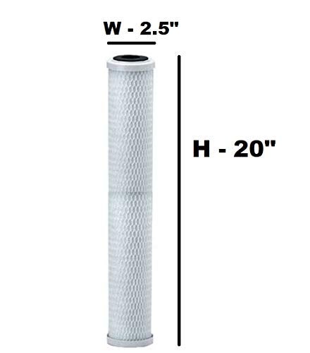 KRPLUS RO Replacement Filter Set for 50100 Lph Commercial RO GACPP Spun CTO Pack of 3 MultiColor - Image 3