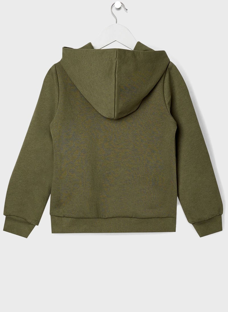 ONLY Kids Embroidered Logo Hoodie - Image 2