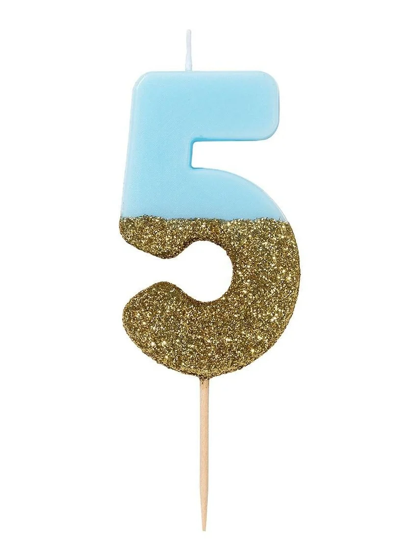 Talking Tables Birthday Candle Number 5