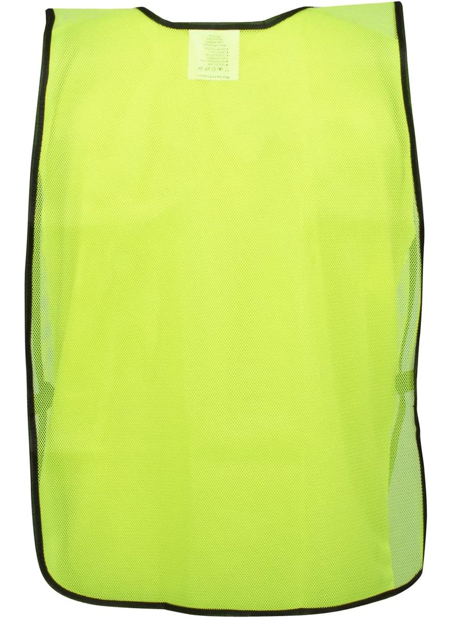 Cordova Cordova V101 General Purpose Type O NonRated Lime Mesh Vest Hook  Loop Closure No Reflective Tape One Size Fits Most 10Pack  - Image 2