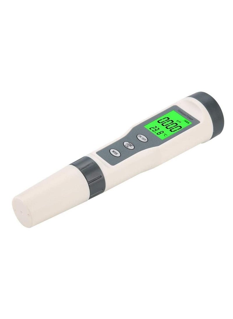 Generic - TDS PH Meter PH/TDS/EC/Temperature Meter Digital Water Quality Monitor Tester - Image 1
