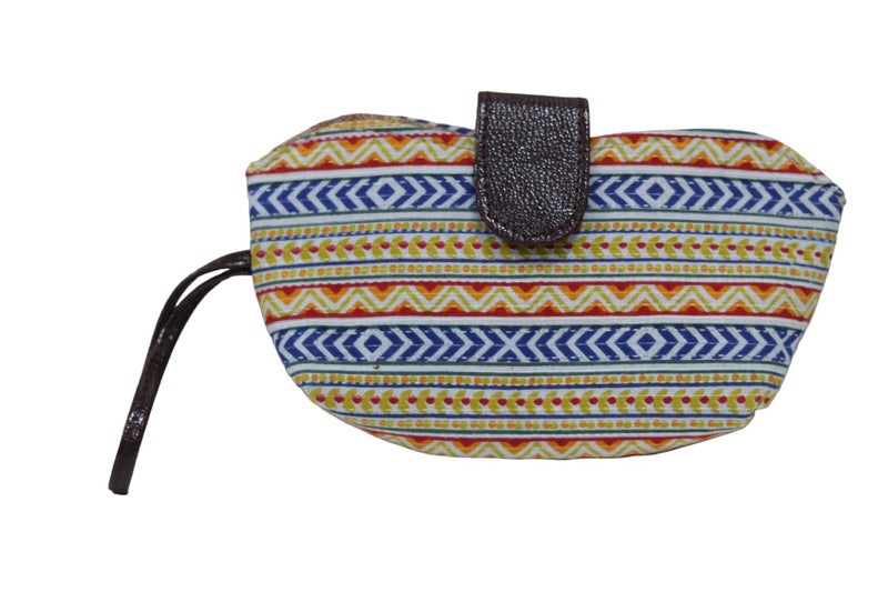 SHIVKARI Women's Ladies Traditional Ikkat Cotton 5-Piece Combo Bag - Extra Spacious Multicolor Shoulder & Handbag - Image 3