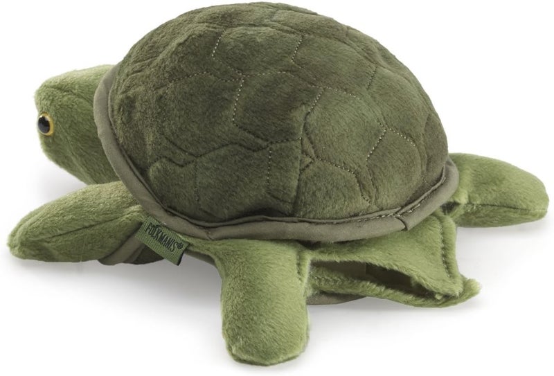 Folkmanis Baby Turtle Hand Puppet - Plush Toy for Imaginative Play - Image 2