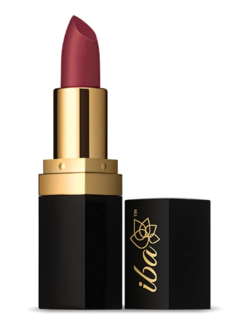 Iba Long Stay Matte Lipstick Shade M21 Urban Red 4g - Image 1