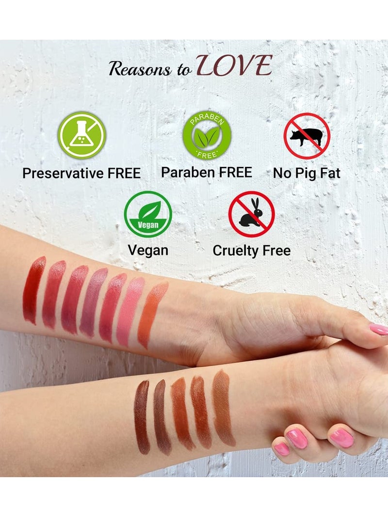 Iba Long Stay Matte Lipstick Shade M21 Urban Red 4g - Image 5