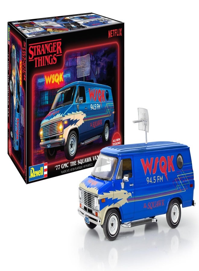 ريفيل مجموعة بناء نموذج سيارة GMC® The Squawk Van موديل 1977 من مسلسل Stranger Things، من إنتاج Revell، بمقياس 1:25، مكونة من 69 قطعة، مستوى الصعوبة 3 - Image 1
